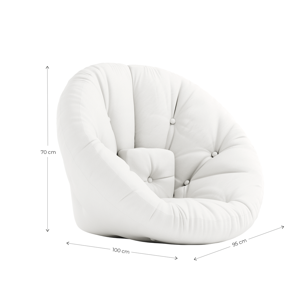 NIDO OUT™ Futon-Stuhl weiß
