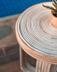 Rattan-Beistelltisch KANTHI