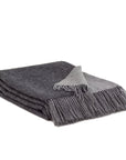 Wendedecke Wollwurfsdecke Onyx