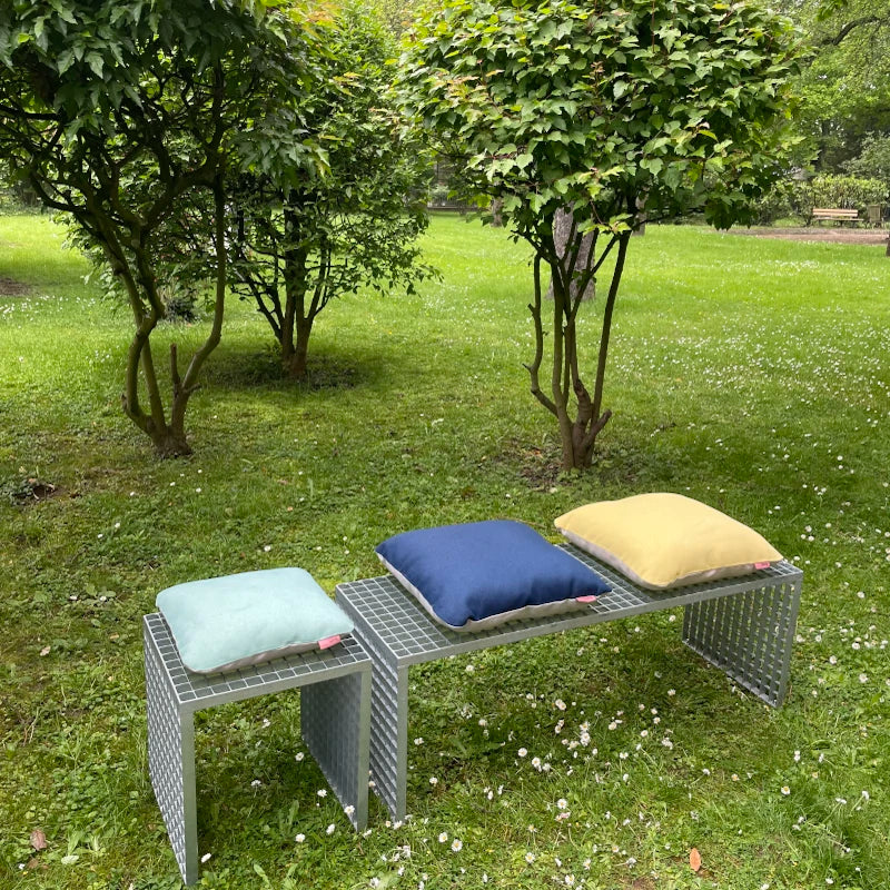 hum Outdoor-Kissen Marine/Kreide