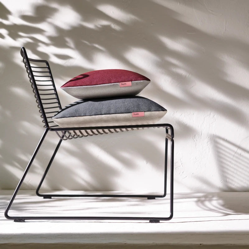 hum Outdoor-Kissen Stahl/Sand