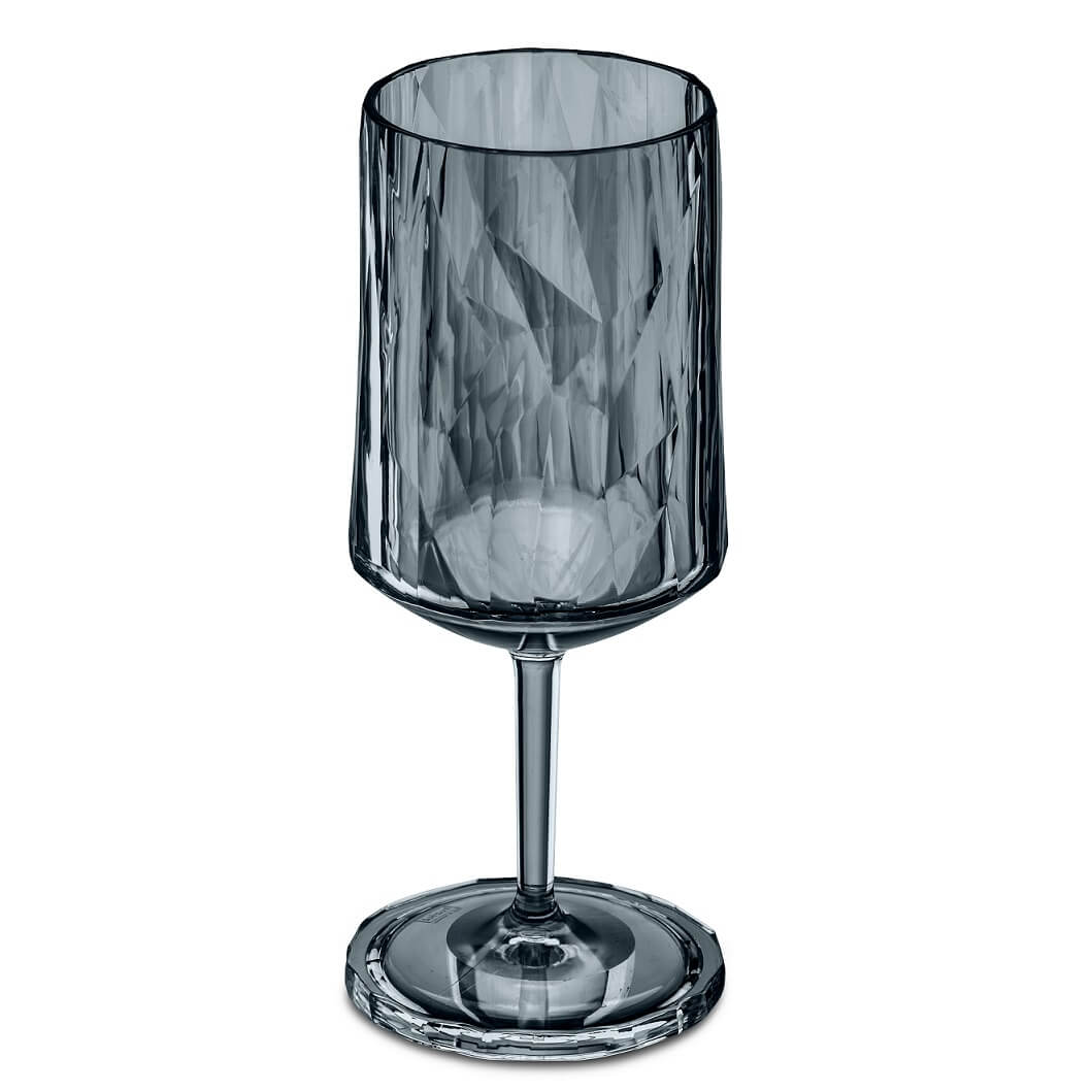 Koziol Club No.4 Superglas Weinglas 300ml in schwarz | Wohnmobil Ausstattung | Wildnest Glamping