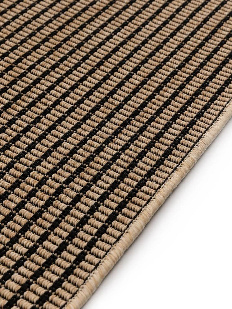 In-& Outdoor Teppich Naoto beige/black II